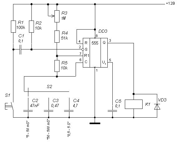 Реле времени для точечной сварки схема: Реле времени для точечной сварки схема