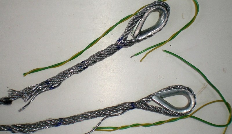 Плетение троса стального