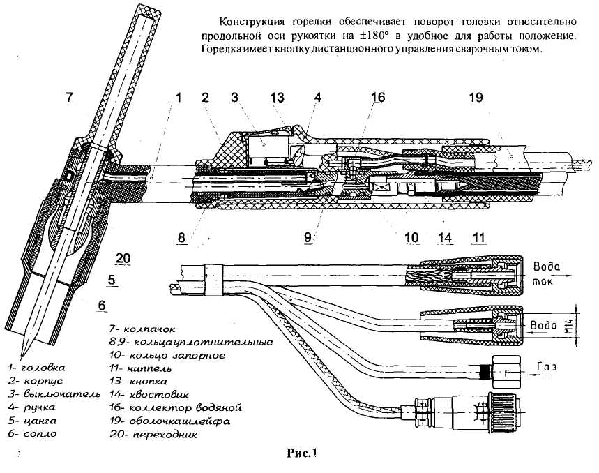 Схема тиг. Схема горелки для аргонодуговой сварки. Конструкция горелки Tig чертеж. Устройство Tig горелки. Горелка под аргон Tig чертеж.