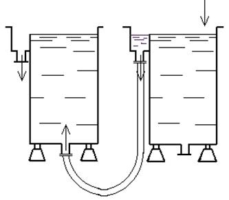 Схема соединения корпусов ванн промывки