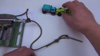 Как завязать узлы для стальных тросов | Транспортировка автомобиля | Лайфхак для троса.