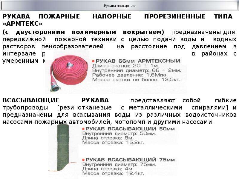 Пожарные рукава конспект мчс. Рукава пожарные напорные ТТХ. Маркировка напорно-всасывающих пожарных рукавов. Диаметр шланга пожарного рукава стандарт. Длина пожарных рукавов с пожарными стволами.