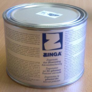 Электропроводная краска Zinga для защиты металлоконструкций от ржавчины